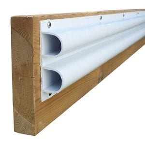 Double D profile in white