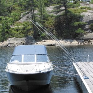 Premium Mooring Whips installed