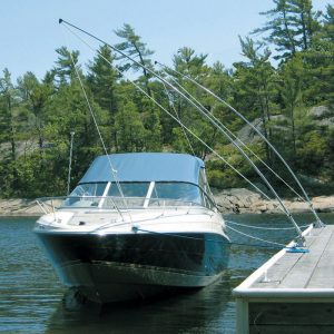 Ultimate Mooring Whips installed