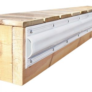 PVC Universal Profile Dock Bumper in white