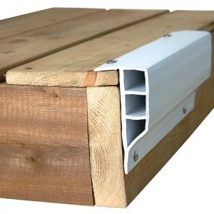 Full Face Profile in white, installed