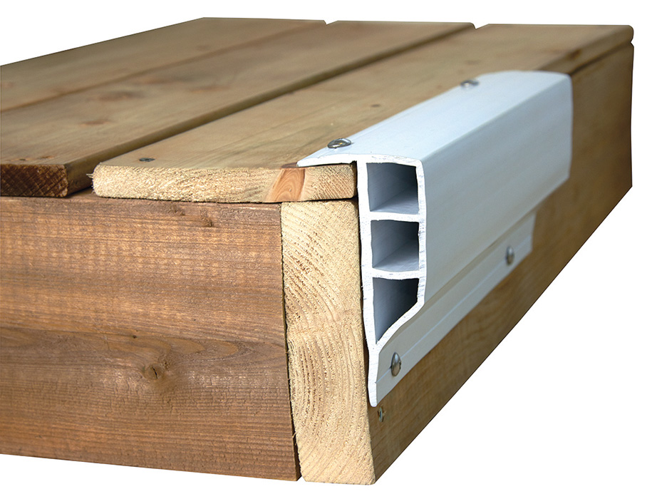 Full Face Profile in white, installed