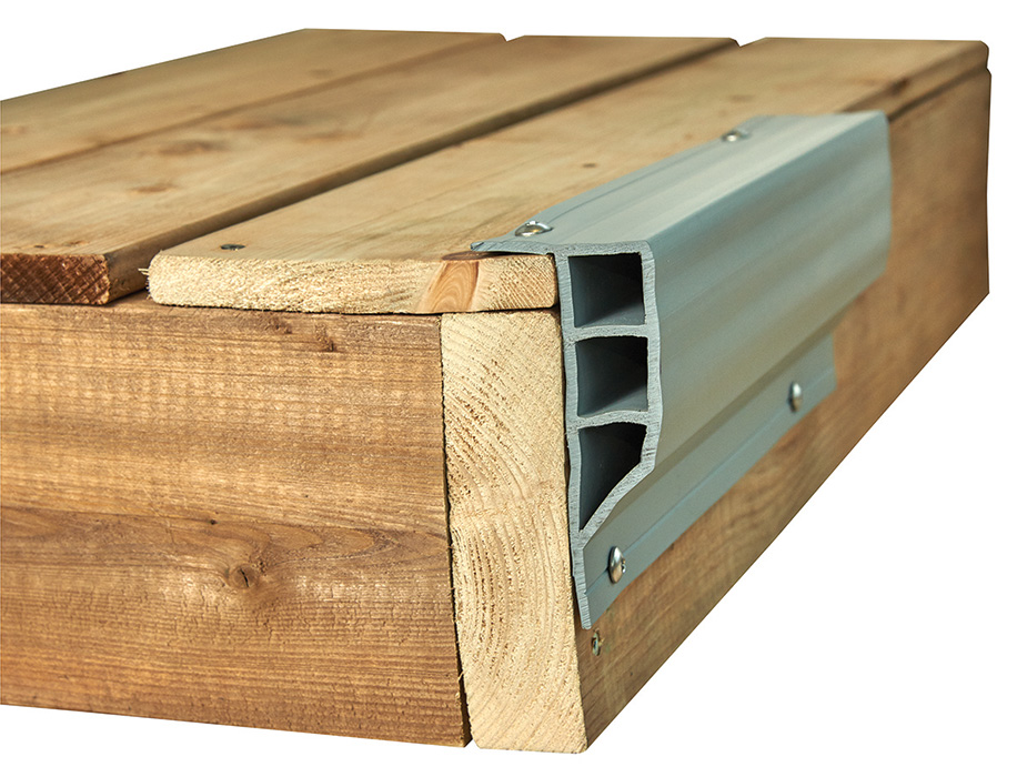 Full Face Profile in grey, installed