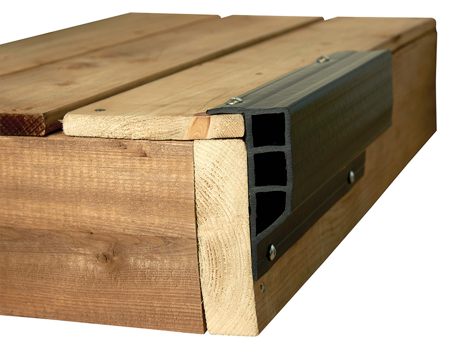 Full Face Profile in black, installed