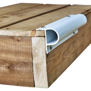 Small P Profile in white, installed