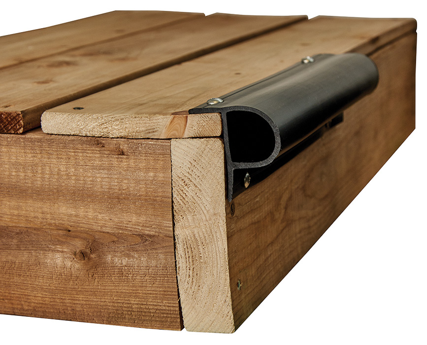 Small P Profile in white, installed