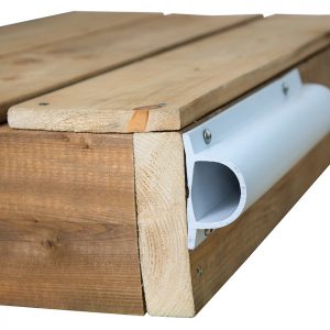 Heavy D Profile in white, installed