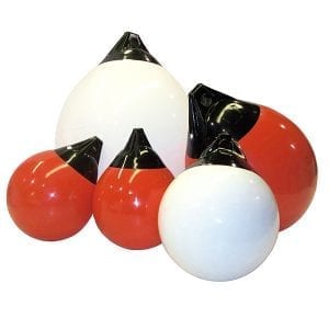Mooring Buoys in white and orange