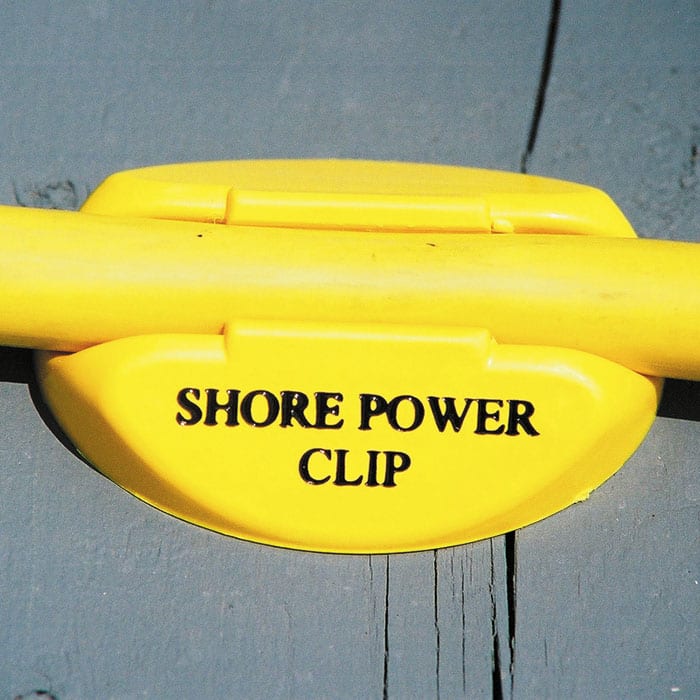 Shore Power Clip in yellow