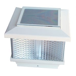 Solar Cap Light in white