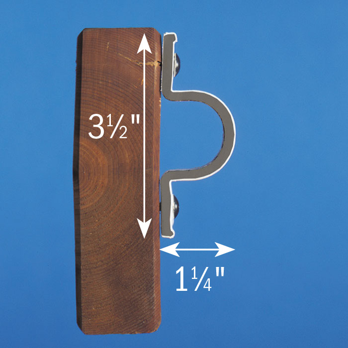 C Guard Profile diagram with dimensions