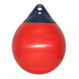 Inflatable Mooring Buoy in Orange