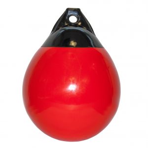 Inflatable Mooring Buoy in Orange